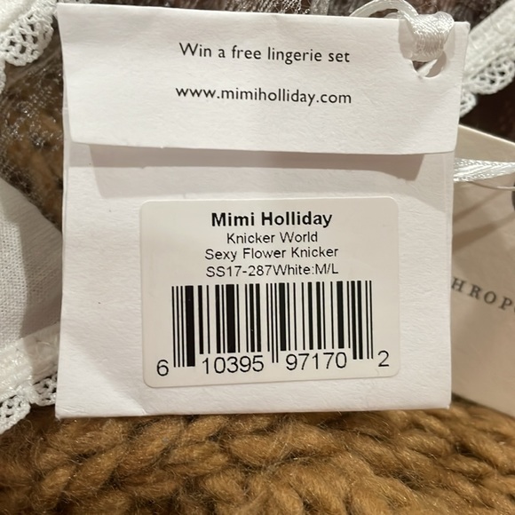 NWT’s Mimi Holiday Sexy Knicker lace panty I. Size M/L from Anthropology - Picture 8 of 8